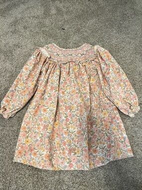 Cecil and Lou Floral Smocked Dress